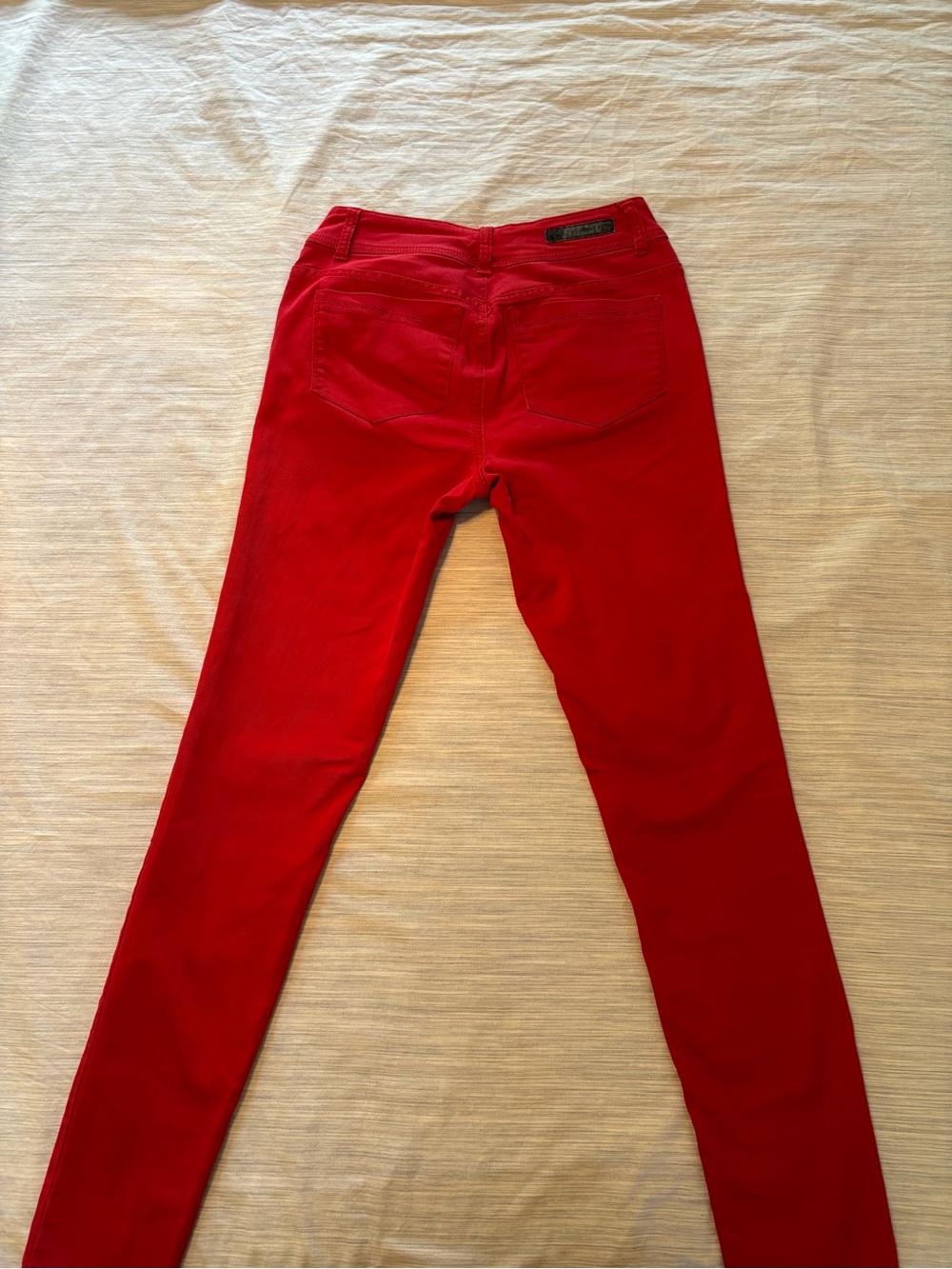 Women’s Red Slim Jeans - Point Zero